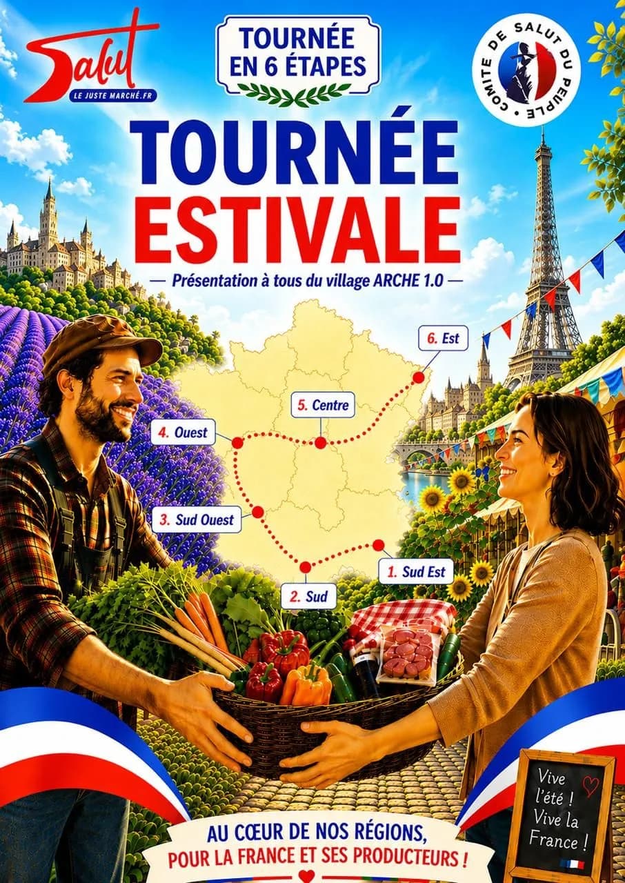 Affiche de la tournée estivale